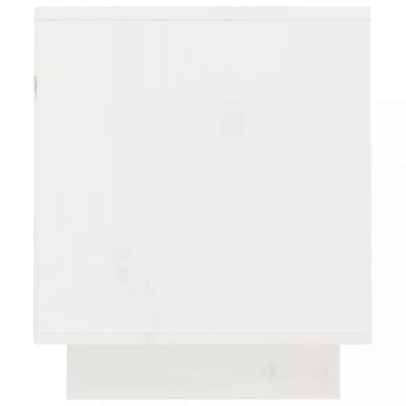 fehér tömör fenyőfa TV-szekrény 70 x 34 x 40 cm