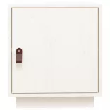 2 db fehér tömör fenyőfa éjjeliszekrény 40 x 34 x 45 cm