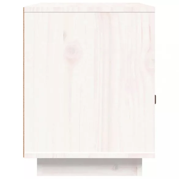 fehér tömör fenyőfa éjjeliszekrény 40 x 34 x 45 cm