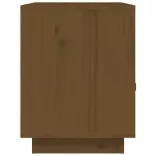 2 db mézbarna tömör fenyőfa éjjeliszekrény 40 x 34 x 45 cm