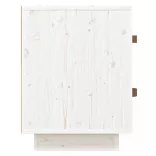 fehér tömör fenyőfa éjjeliszekrény 40 x 34 x 45 cm