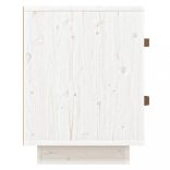 2 db fehér tömör fenyőfa éjjeliszekrény 40 x 34 x 45 cm