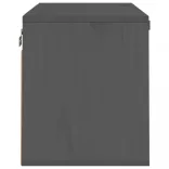 szürke tömör fenyőfa faliszekrény 60 x 30 x 35 cm