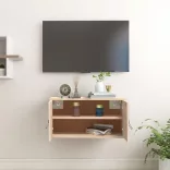 tömör fenyőfa faliszekrény 60 x 30 x 30 cm