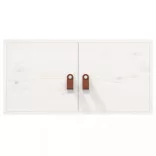 fehér tömör fenyőfa faliszekrény 60 x 30 x 30 cm