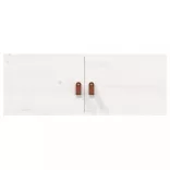 fehér tömör fenyőfa faliszekrény 80 x 30 x 30 cm