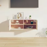 fehér tömör fenyőfa faliszekrény 80 x 30 x 30 cm