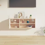 tömör fenyőfa faliszekrény 80 x 30 x 30 cm