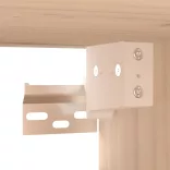 tömör fenyőfa faliszekrény 80 x 30 x 30 cm