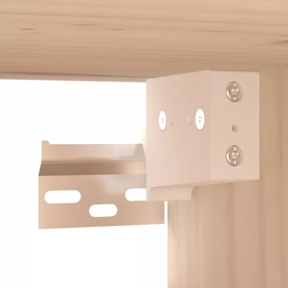 tömör fenyőfa faliszekrény 80 x 30 x 30 cm