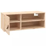 2 db tömör fenyőfa faliszekrény 80 x 30 x 30 cm