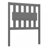 szürke tömör fenyőfa ágyfejtámla 80,5 x 4 x 100 cm