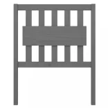 szürke tömör fenyőfa ágyfejtámla 80,5 x 4 x 100 cm