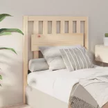 tömör fenyőfa ágyfejtámla 95,5 x 4 x 100 cm