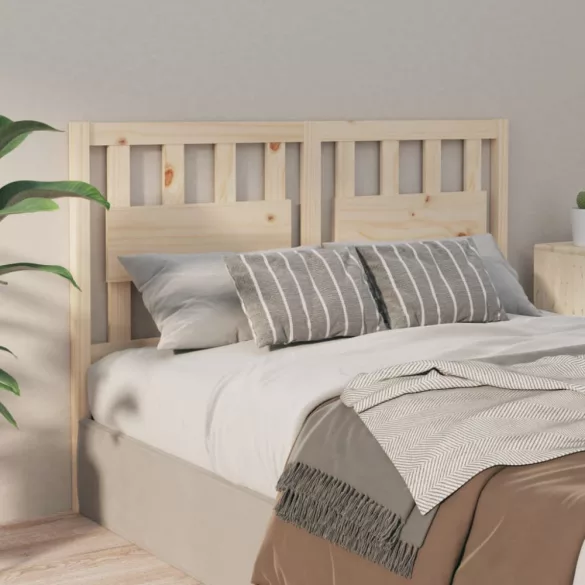 tömör fenyőfa ágyfejtámla 140,5 x 4 x 100 cm
