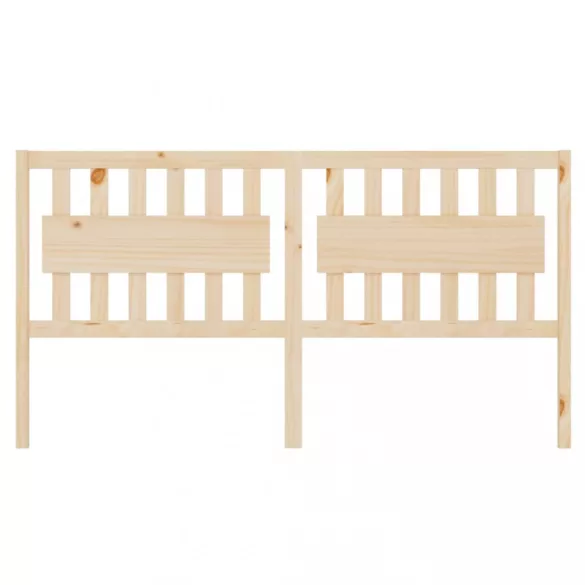 tömör fenyőfa ágyfejtámla 185,5x4x100 cm