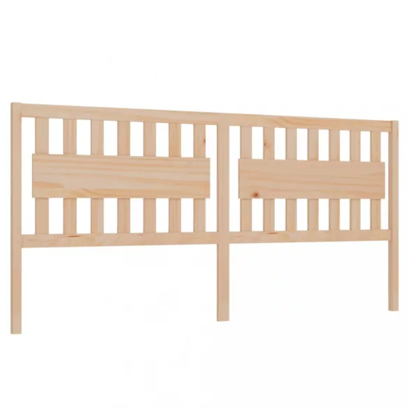 tömör fenyőfa ágyfejtámla 205,5 x 4 x 100 cm