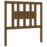 mézbarna tömör fenyőfa fejtámla 106 x 4 x 100 cm