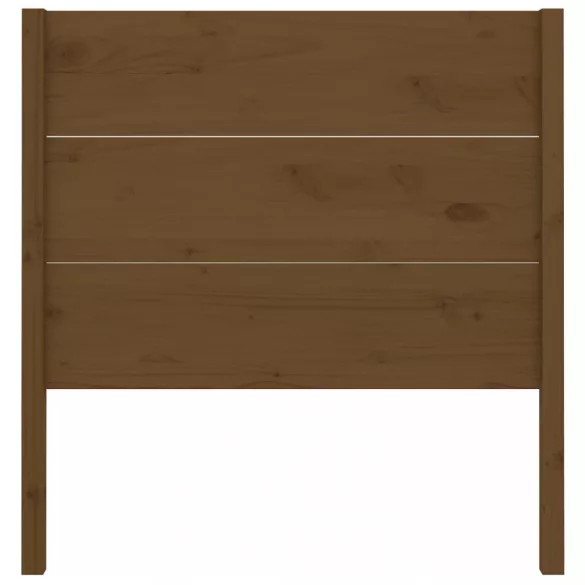 mézbarna tömör fenyőfa fejtámla 81 x 4 x 100 cm