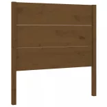 mézbarna tömör fenyőfa fejtámla 106 x 4 x 100 cm