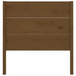 mézbarna tömör fenyőfa fejtámla 106 x 4 x 100 cm