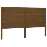 mézbarna tömör fenyőfa fejtámla 126 x 4 x 100 cm