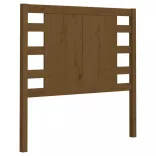 mézbarna tömör fenyőfa fejtámla 96 x 4 x 100 cm
