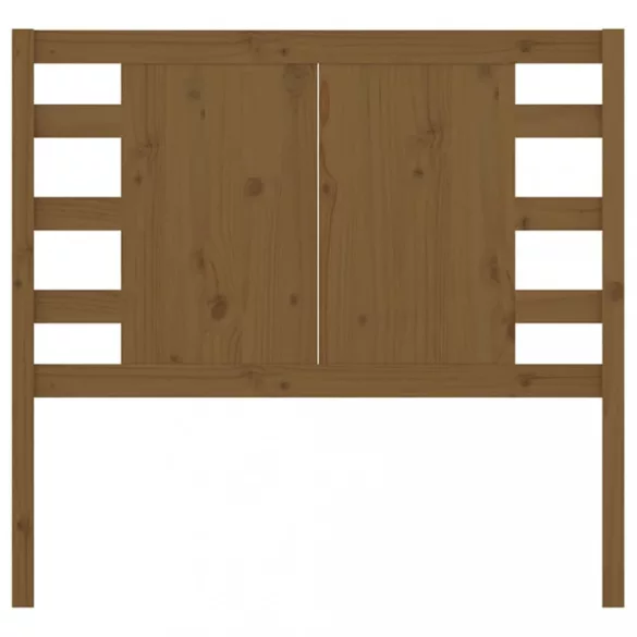 mézbarna tömör fenyőfa fejtámla 96 x 4 x 100 cm