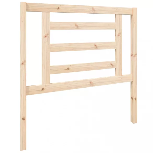 tömör fenyőfa ágyfejtámla 96 x 4 x 100 cm