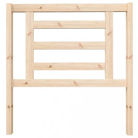 tömör fenyőfa ágyfejtámla 96 x 4 x 100 cm