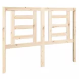 tömör fenyőfa ágyfejtámla 126 x 4 x 100 cm