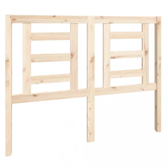 tömör fenyőfa ágyfejtámla 126 x 4 x 100 cm