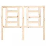 tömör fenyőfa ágyfejtámla 126 x 4 x 100 cm