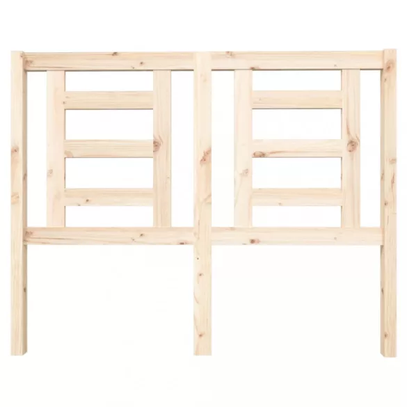 tömör fenyőfa ágyfejtámla 126 x 4 x 100 cm