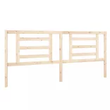 tömör fenyőfa ágyfejtámla 206 x 4 x 100 cm