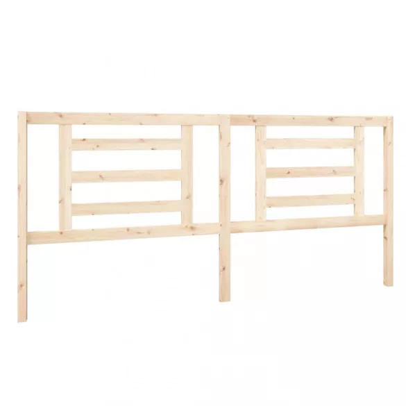 tömör fenyőfa ágyfejtámla 206 x 4 x 100 cm