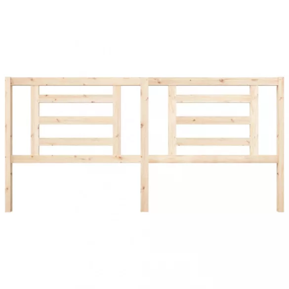 tömör fenyőfa ágyfejtámla 206 x 4 x 100 cm