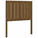 mézbarna tömör fenyőfa ágyfejtámla 80,5x4x100cm