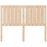 tömör fenyőfa ágyfejtámla 125,5 x 4 x 100 cm