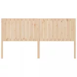 tömör fenyőfa ágyfejtámla 185,5x4x100 cm