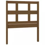 mézbarna tömör fenyőfa ágyfejtámla 80,5x4x100cm