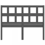 szürke tömör fenyőfa ágyfejtámla 165,5 x 4 x 100 cm