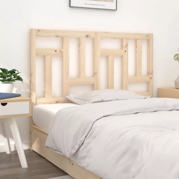 tömör fenyőfa ágyfejtámla 145,5 x 4 x 100 cm