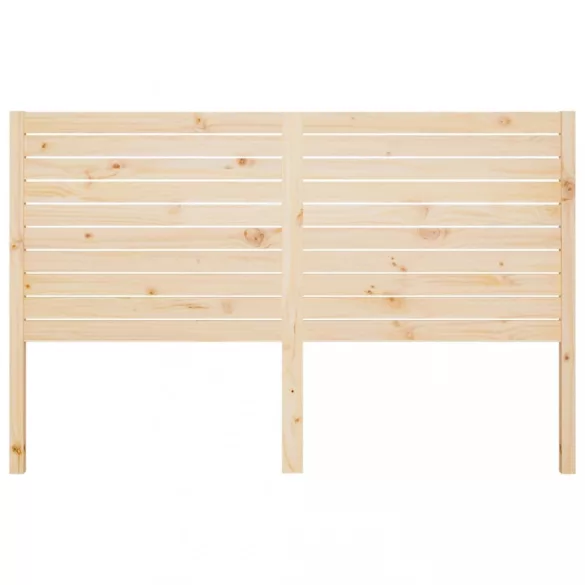 tömör fenyőfa ágyfejtámla 126 x 4 x 100 cm