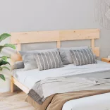 tömör fenyőfa ágyfejtámla 204x3x81 cm