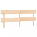 tömör fenyőfa ágyfejtámla 204x3x81 cm