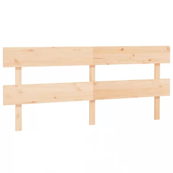 tömör fenyőfa ágyfejtámla 204x3x81 cm