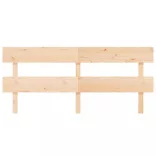 tömör fenyőfa ágyfejtámla 204x3x81 cm