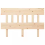 tömör fenyőfa ágyfejtámla 123,5x3x81 cm
