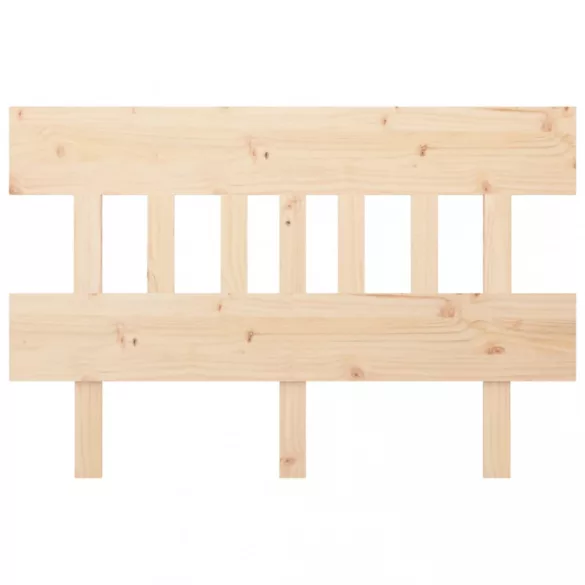 tömör fenyőfa ágyfejtámla 123,5x3x81 cm